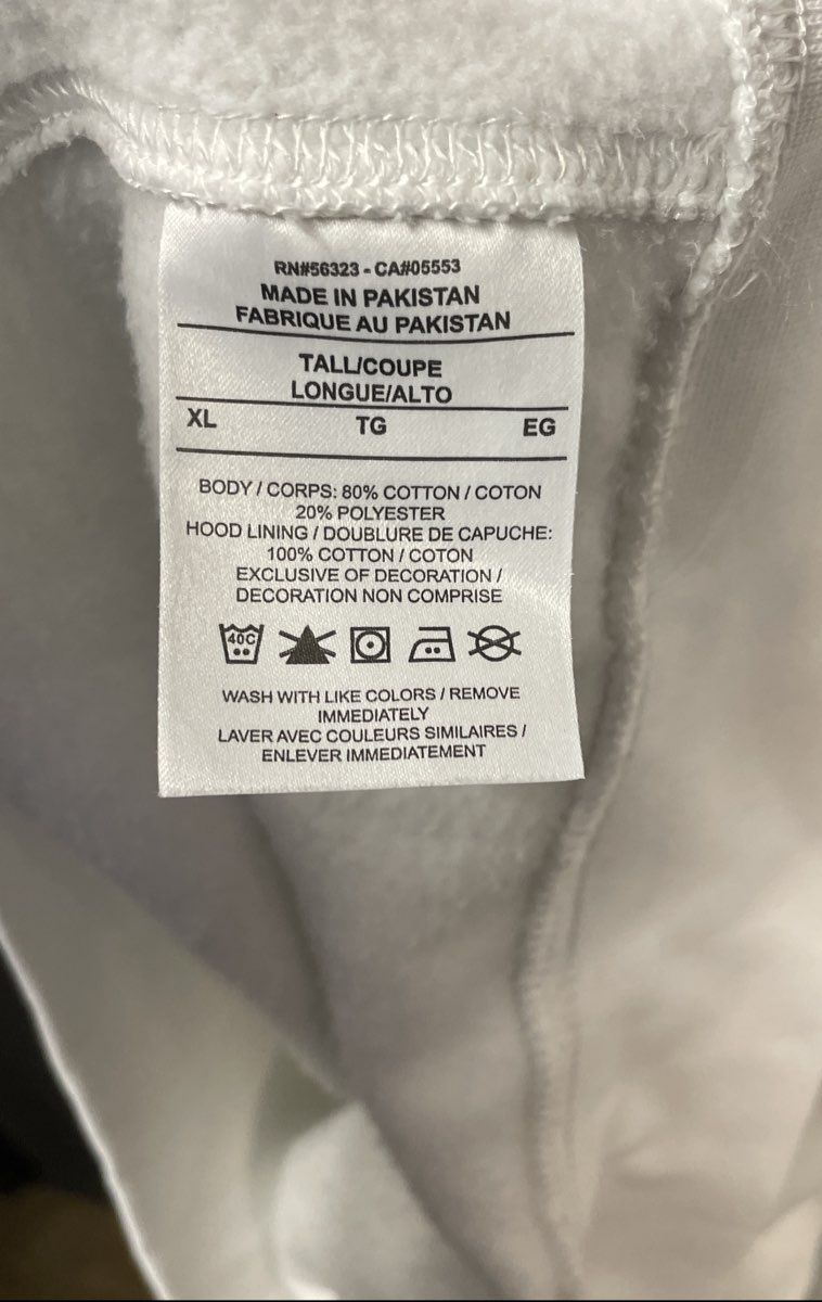 Nike Men's White Pullover Club Fleece Hoodie Futura Logo Sz XL-T