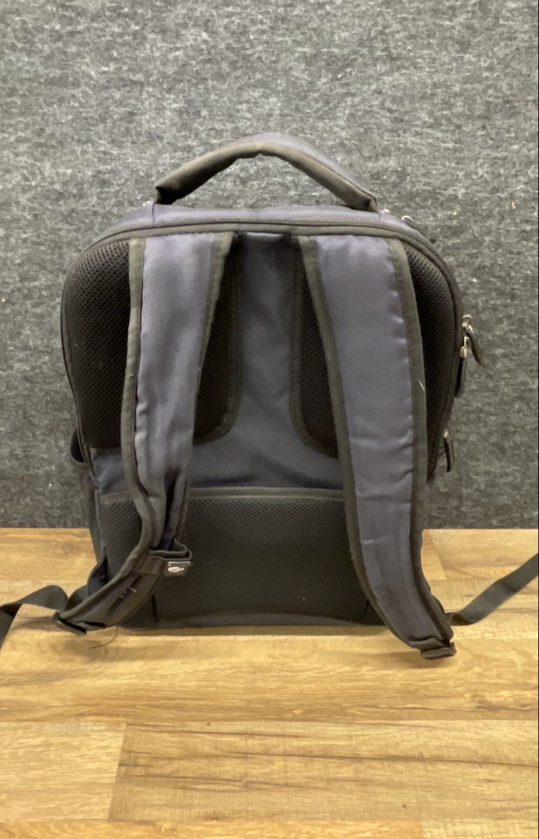 Kenneth Cole Reaction Gray EZ-Scan Laptop Tech Backpack Travel Bag