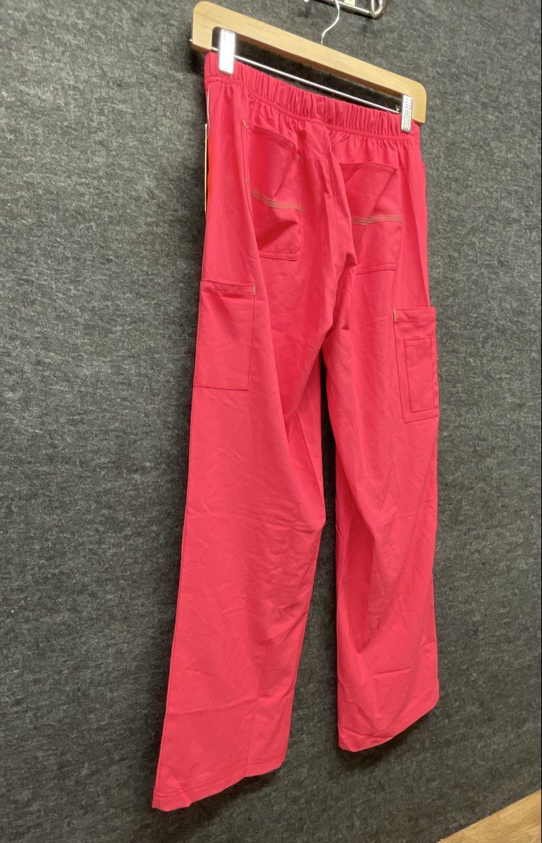 Carhartt Women's Pink Force Cross-Flex Scrub Set V-Neck Top Cargo Pants NWT XS