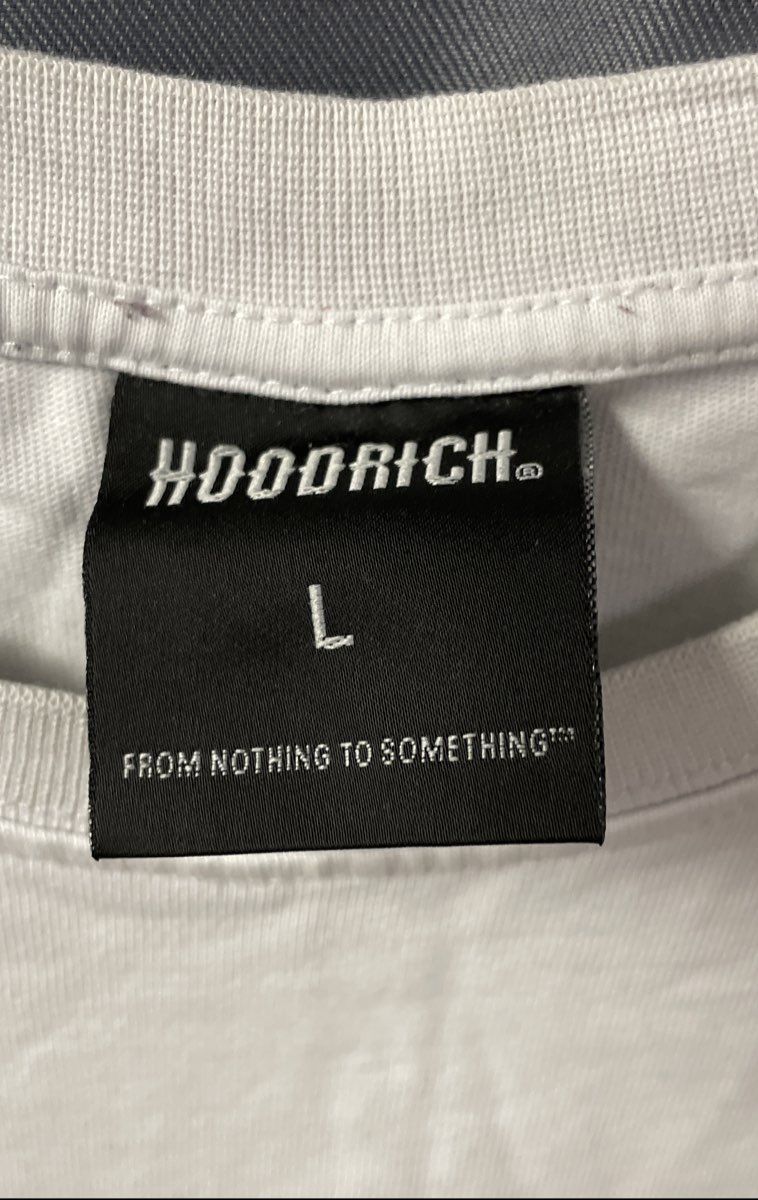 Hoodrich Men's White T-Shirt British Streetwear Graphic EST. 2014 Size L
