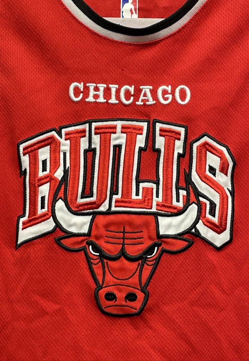 NBA Chicago Bulls Basketball Jersey Red Mesh Replica Sleeveless Fan Gear