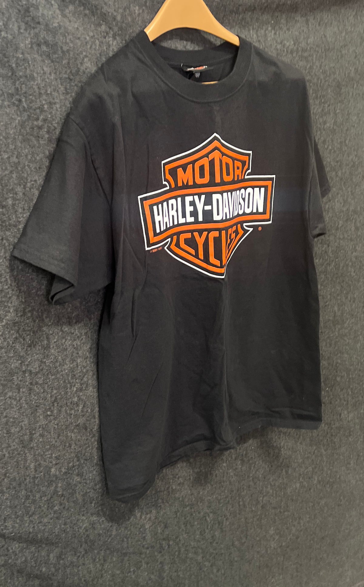 Harley-Davidson Old Dominion Fredericksburg VA Graphic T-Shirt Black Sz L