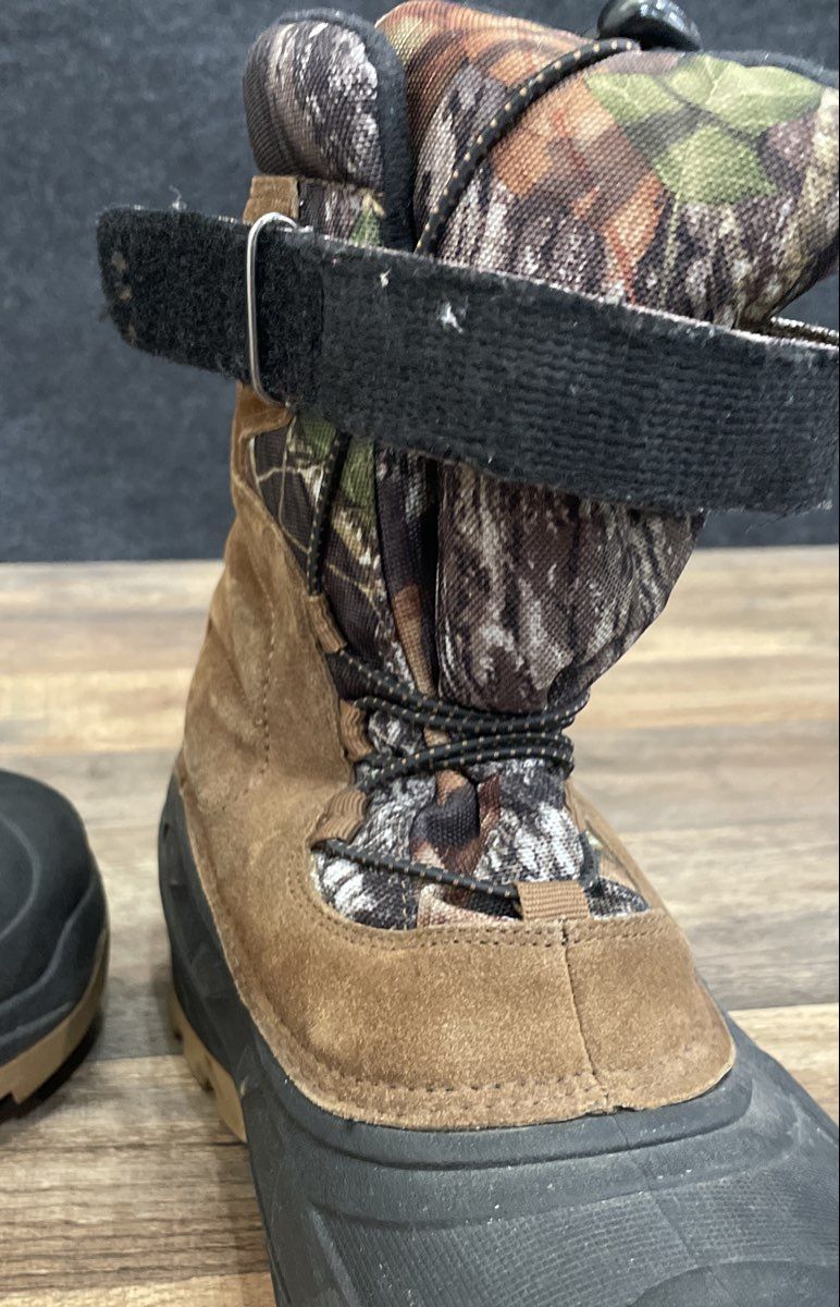 Ozark Trail 200g Thinsulate Brown Camo Insulated Winter Boots Men's Size 10