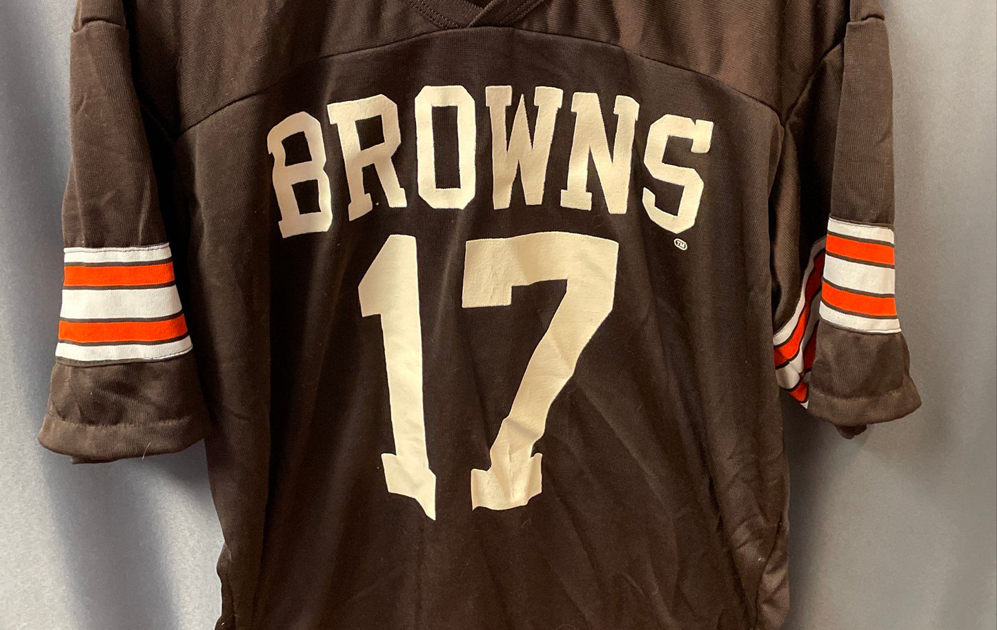 Vintage 90s Rawlings Cleveland Browns #17 Jersey Made in USA Sz L