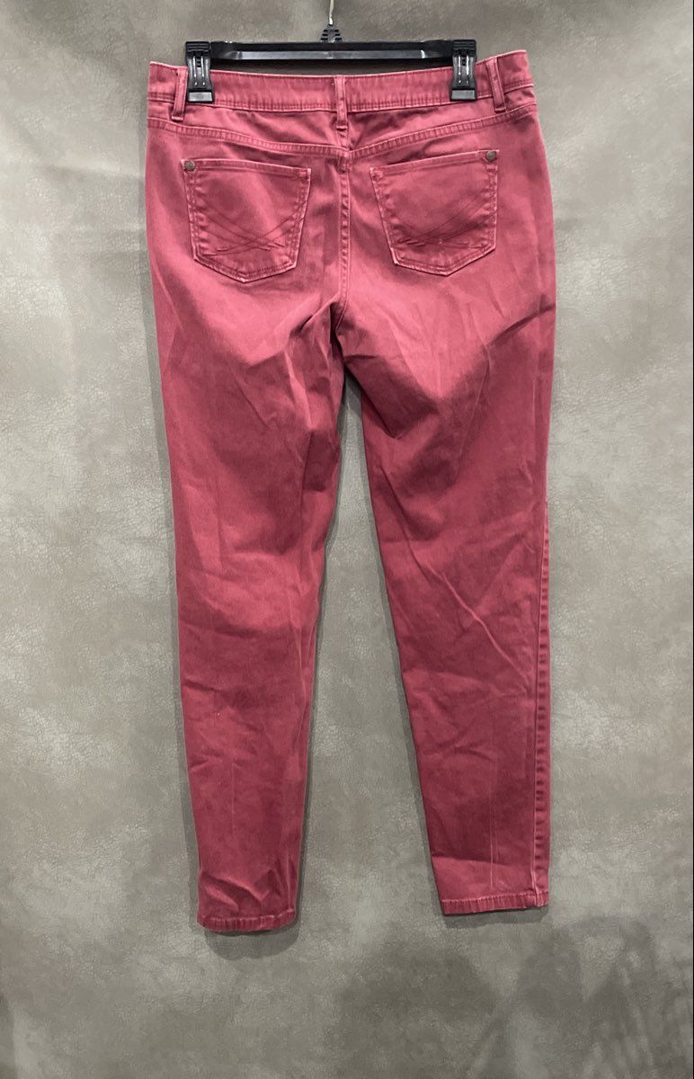 Simply Vera Vera Wang Women's Mauve Stretch Cotton Skinny Jeans Sz 6