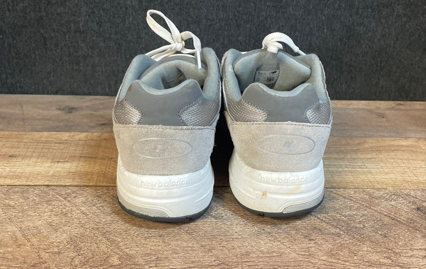 New Balance 993 Grey White GC993GW Running Shoes Sneakers Boys Size 7
