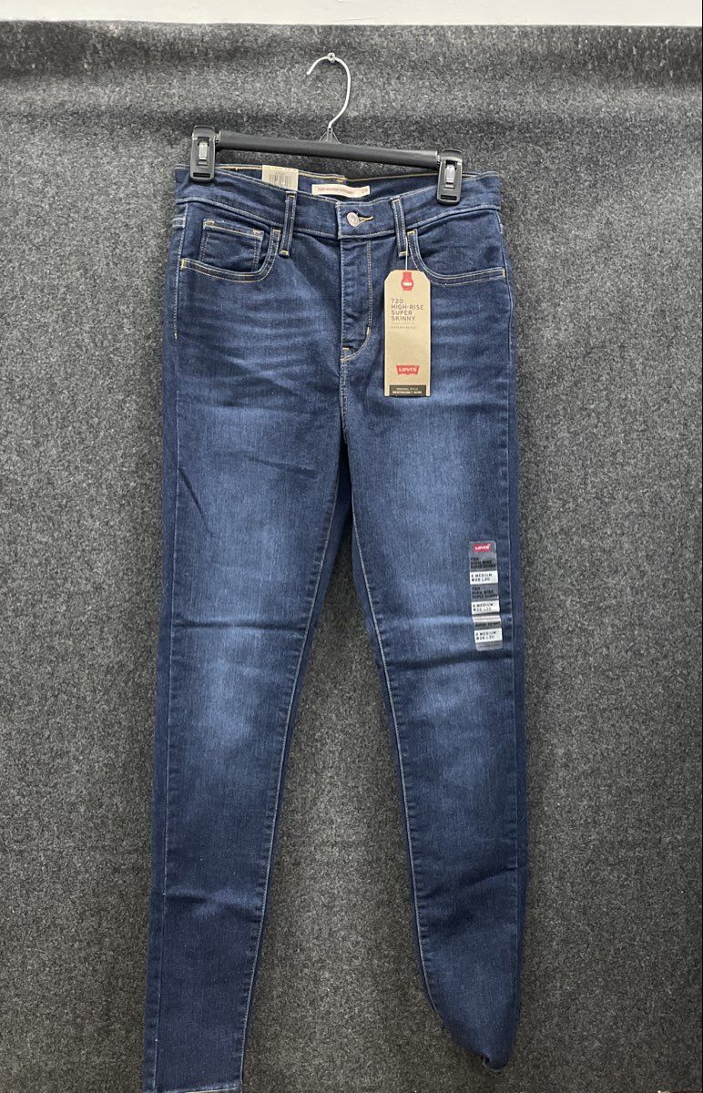 Levi's Women's 720 High-Rise Super Skinny Jeans Dark Wash NWT Sz 6M W28 L30
