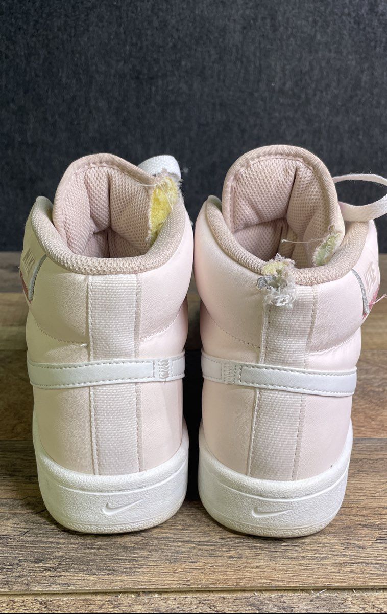 Nike Court Royale 2 Mid Pearl Pink White Women's Sneakers Size 7.5