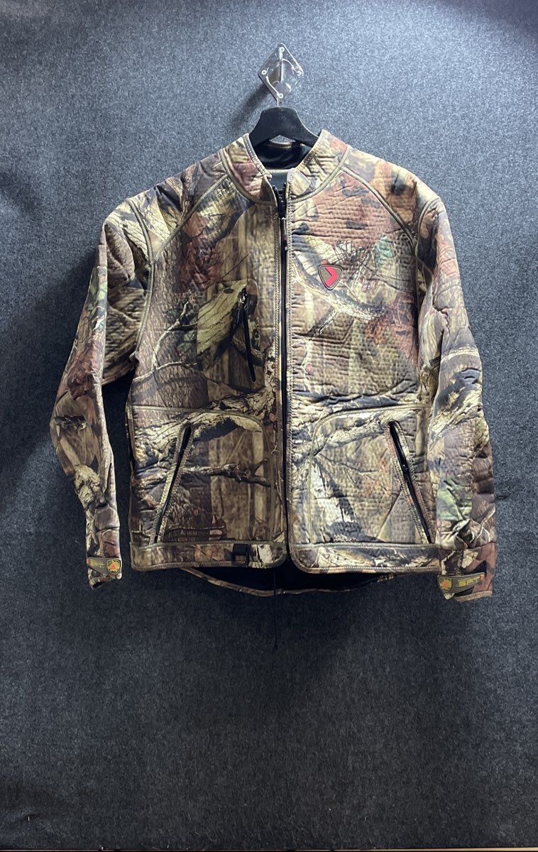 Dominus Men's Camo Full Zip Jacket SFT Technical Hunting Mossy Oak Sz XL