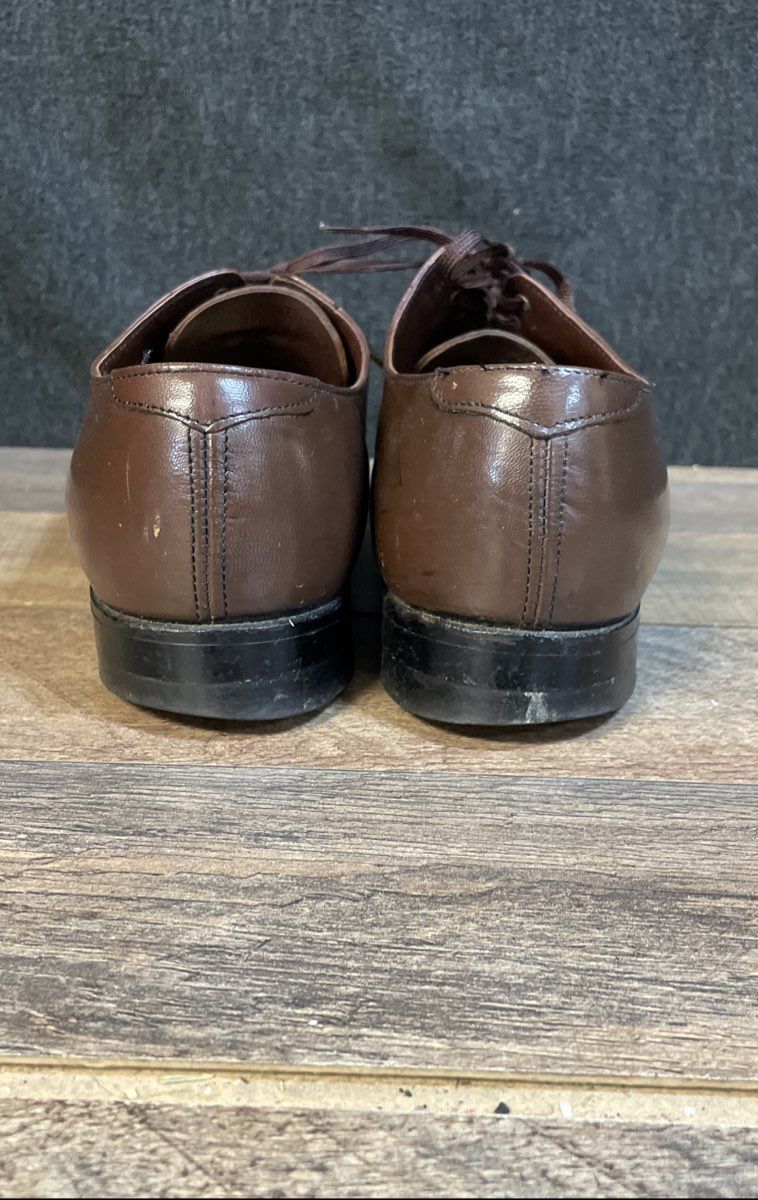 Stacy Adams Madison Brown Leather Cap Toe Oxfords Men's Size 9.5 E