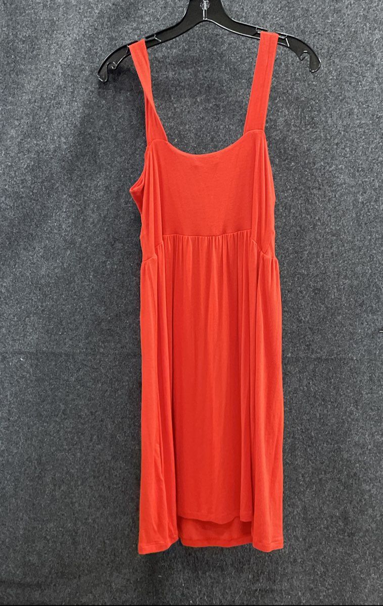 Apt. 9 Women's Red Empire Waist Ruched Sleeveless Jersey Knit Dress Sz M NWT