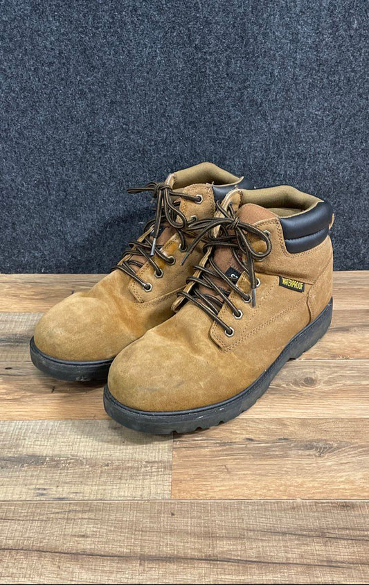Brahma Men's Brown Steel Toe Waterproof Work Boots Size 13