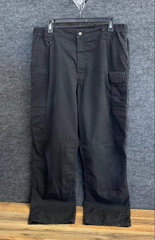 5.11 Tactical Men's Black Ripstop Cargo Tactical Pants Sz 36x32