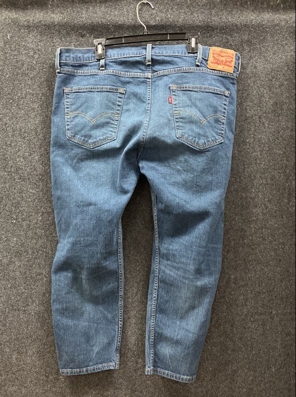 Levi's Men's 502 Regular Taper Fit Blue Denim Jeans Sz 44x29