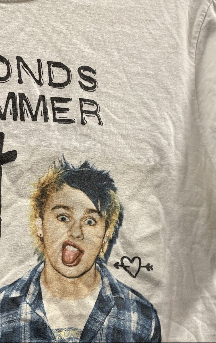 5 Seconds of Summer 2014 North American Tour T-Shirt Members Graphic Sz M