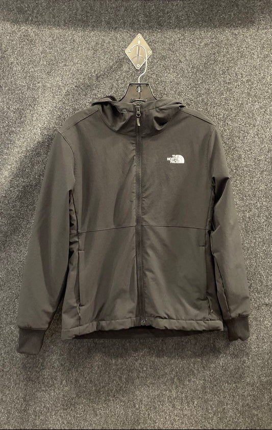 The North Face Women's Black Shelbe Raschel Hoodie Softshell Fleece Jacket Sz S