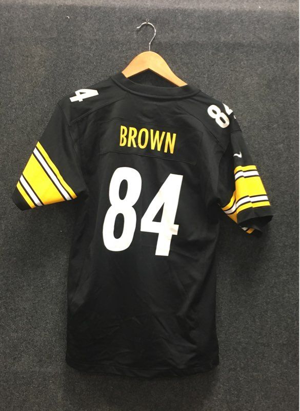 Nike Youth Boys' Pittsburgh Steelers Antonio Brown 84 NFL Jersey Black Sz XL