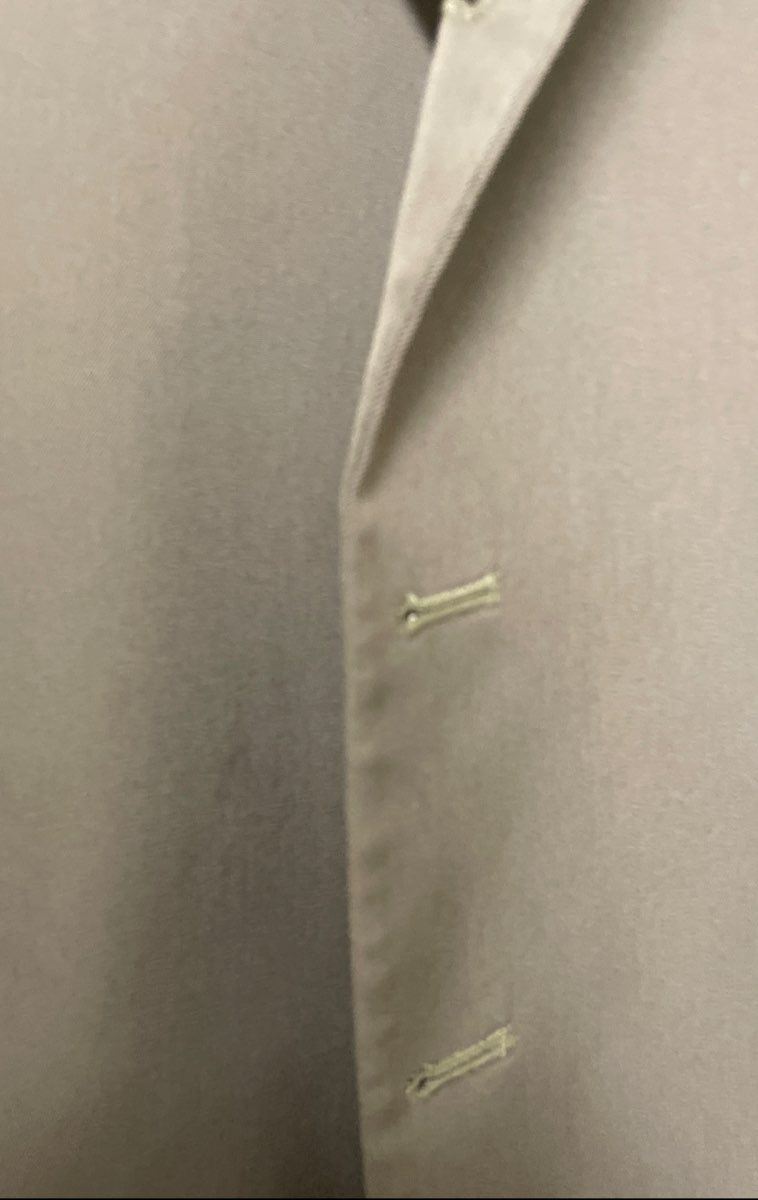 Haggar Black Label Men's Tan Beige 2 Button Notch Lapel Blazer Size 44