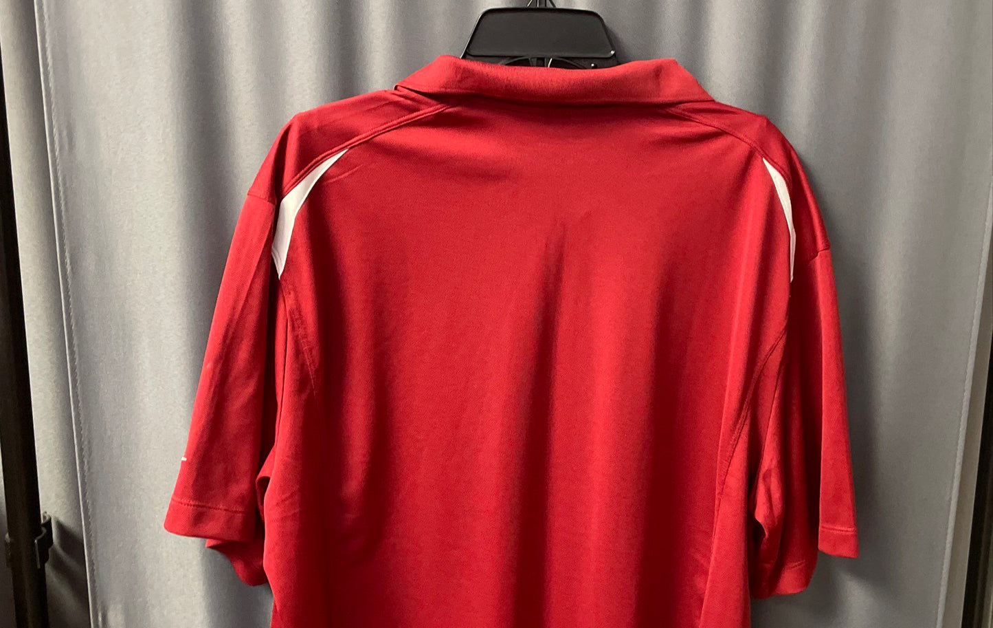 Nike Golf Men's Red Tour Performance Dri-FIT Polo Shirt White Accent Sz XXL