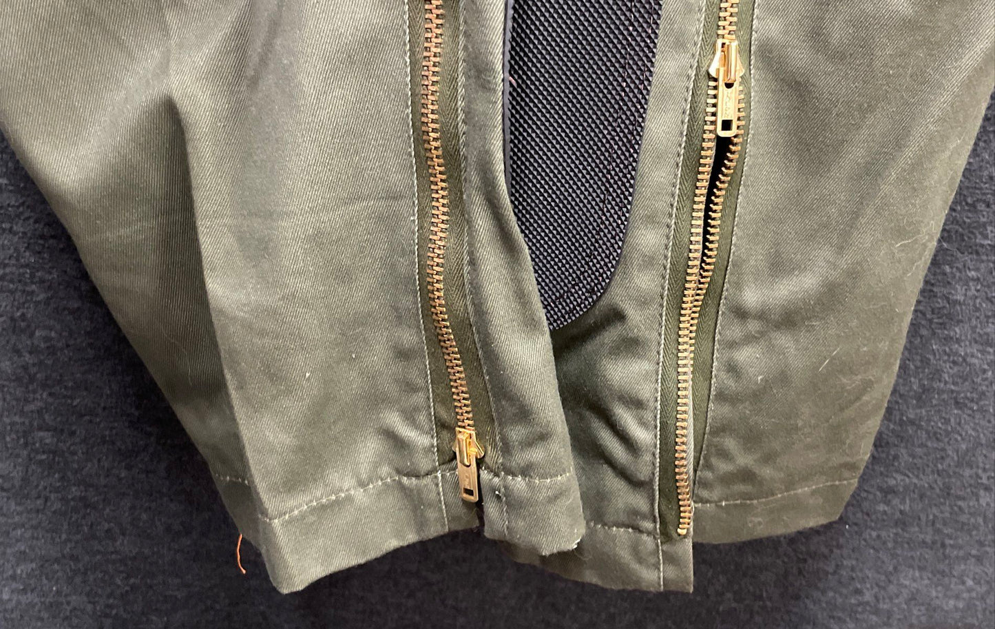 Vintage 70s 80s 10-X Men's Shooting Hunting Pants Olive Reinforced Sz 30x28