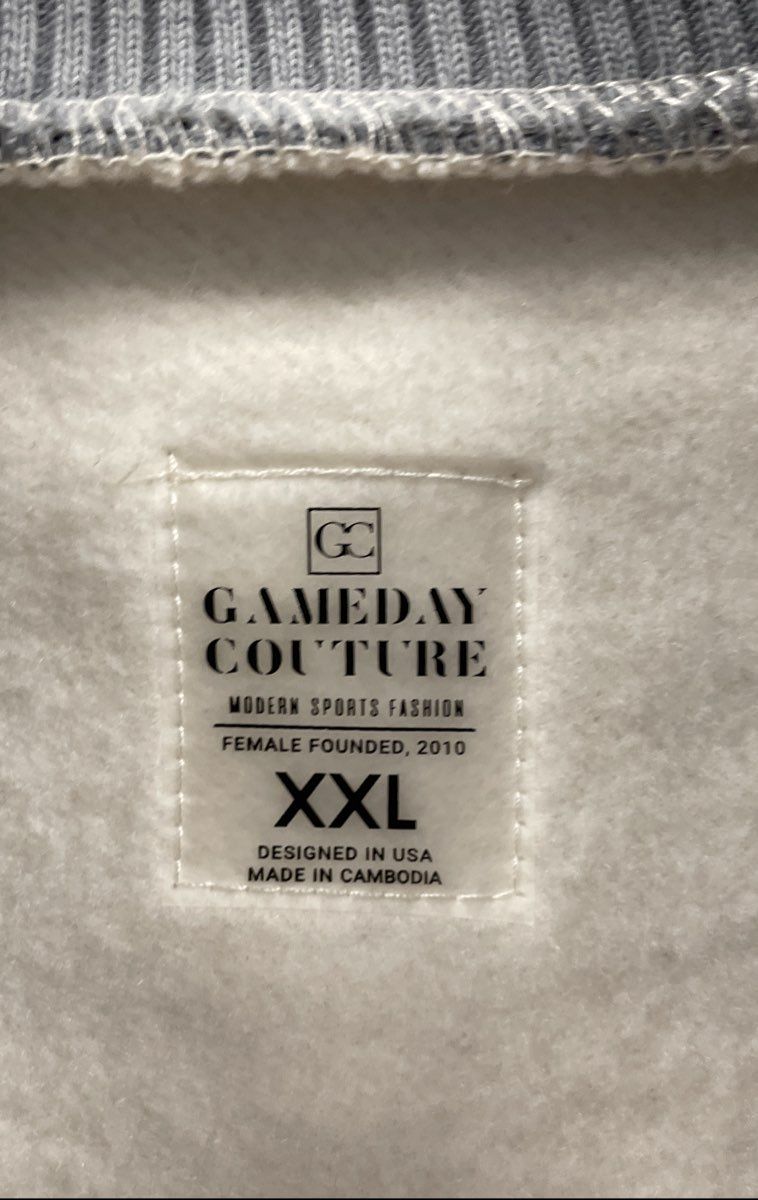 Gameday Couture Women's Penn State Sweatshirt Cream Mock Neck Fleece Sz XXL