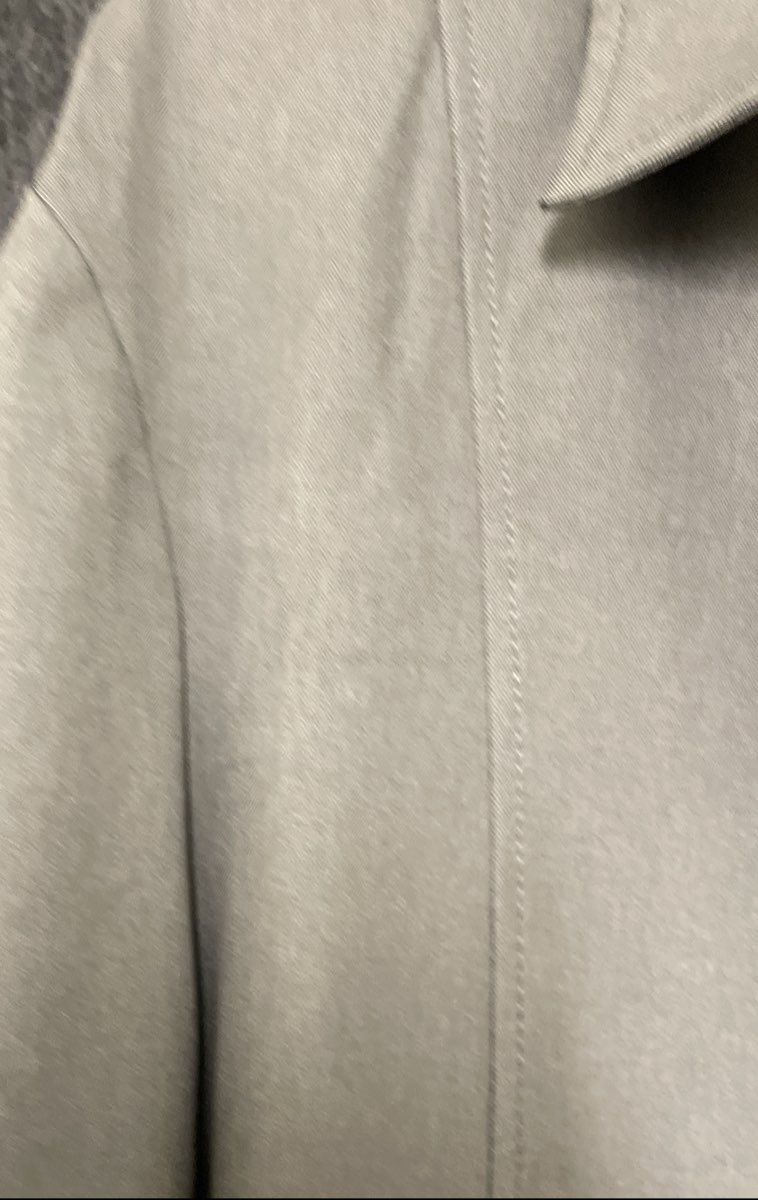 Haggar Men's Euro Jacket Gray Full Zip Lightweight Casual Blazer Sz L NWT