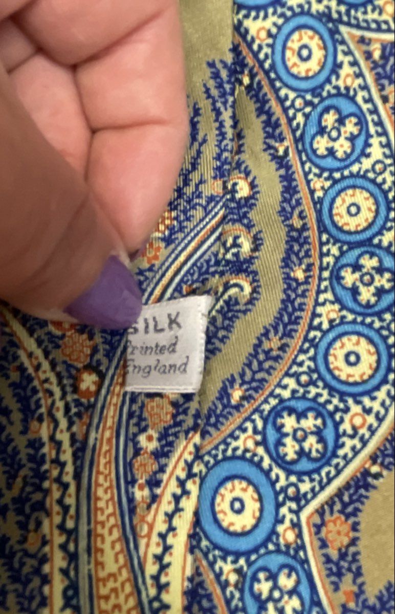 Vintage Men's 100% Silk Neckties Lot of 10 Lands' End Pierre Cardin Paisley