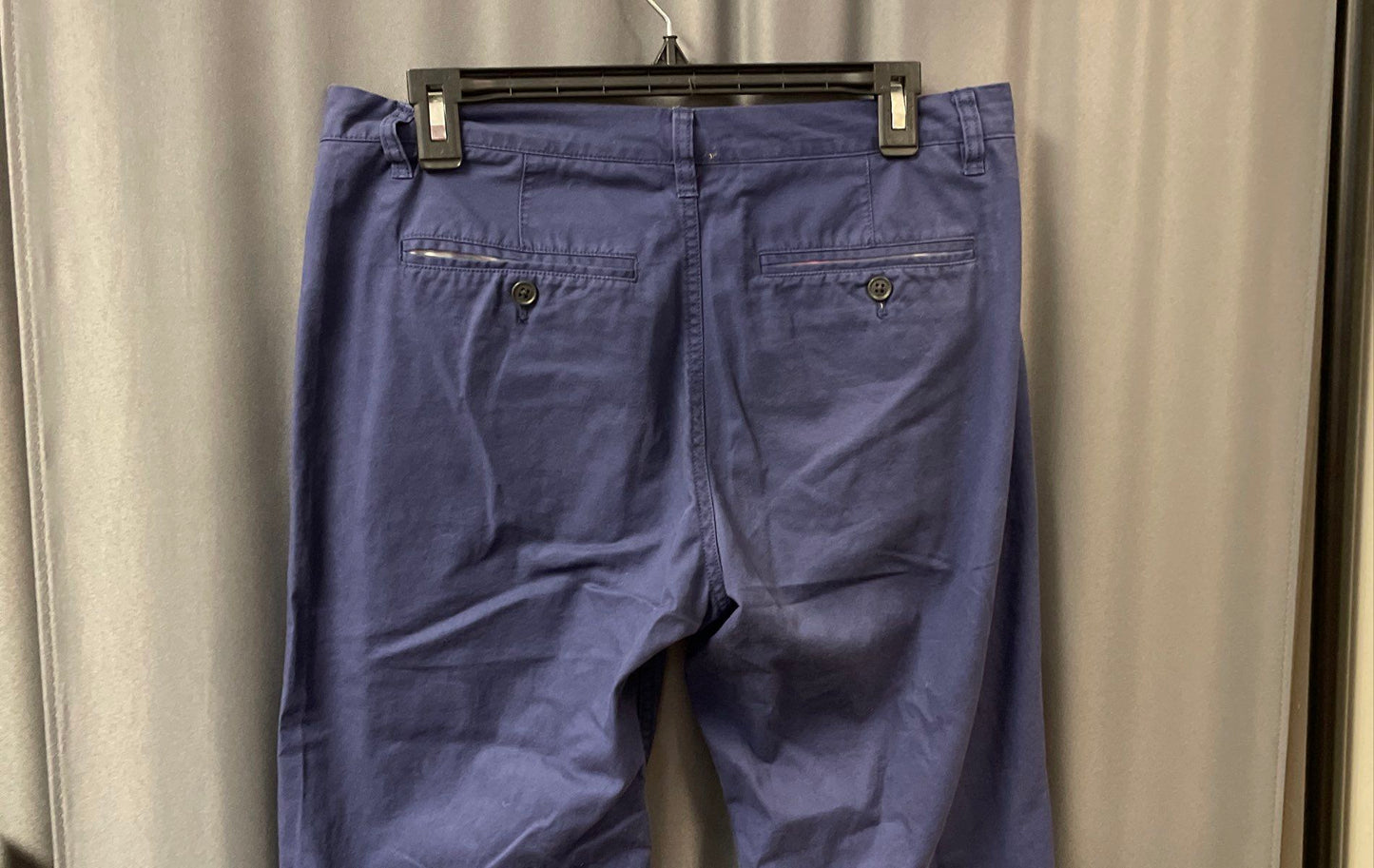 Bonobos Men's Blue Slim Straight Cotton Chino Pants Sz 31x32
