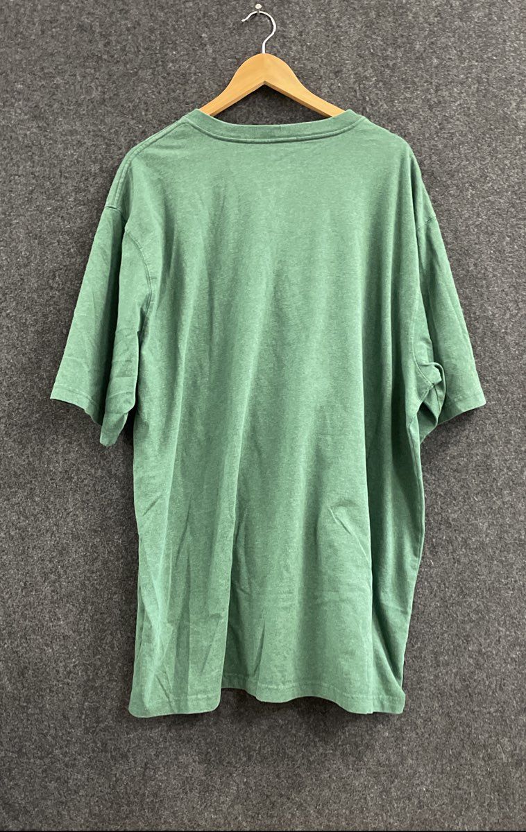 Carhartt Men's Short Sleeve Green Loose Fit Pocket T-Shirt Size 2XL Tall