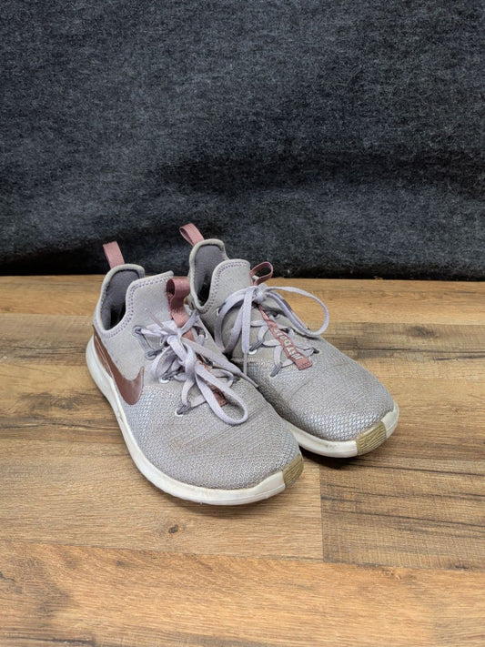 Nike Free TR 8 Grey Rose Gold Running Training Shoes Womens Size 7