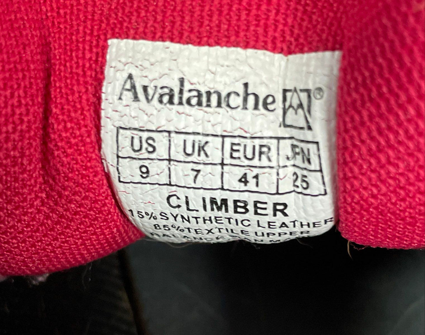 Avalanche Climber Grey Pink Low Top Hiking Shoes Trail Sneakers Women's Size 9