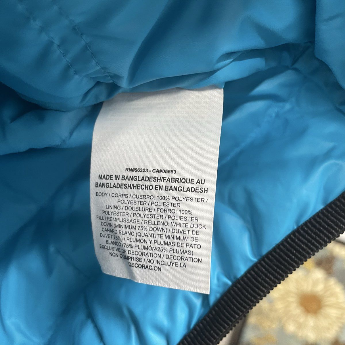 Nike Women's Victory 550 Puffer Vest Blue Down Filled Quilted Full Zip Sz M