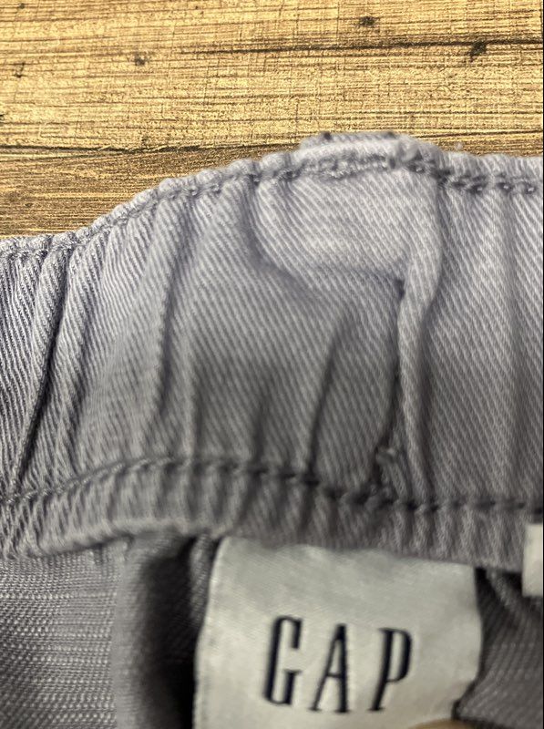 GAP Women's Periwinkle Blue Cargo Utility Jogger Pants Zip Cuff NWT Sz 14