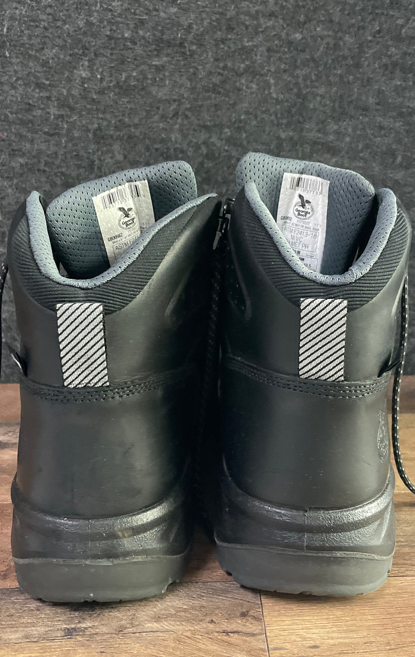 Georgia Boot Men's 6" Waterproof AT Met Guard PR Work Boots Black Size 11.5
