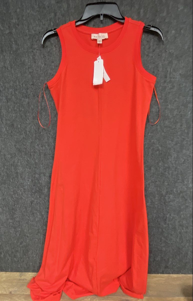Philosophy Women's Petite Sleeveless Tank Maxi Dress Red Sz PS NWT