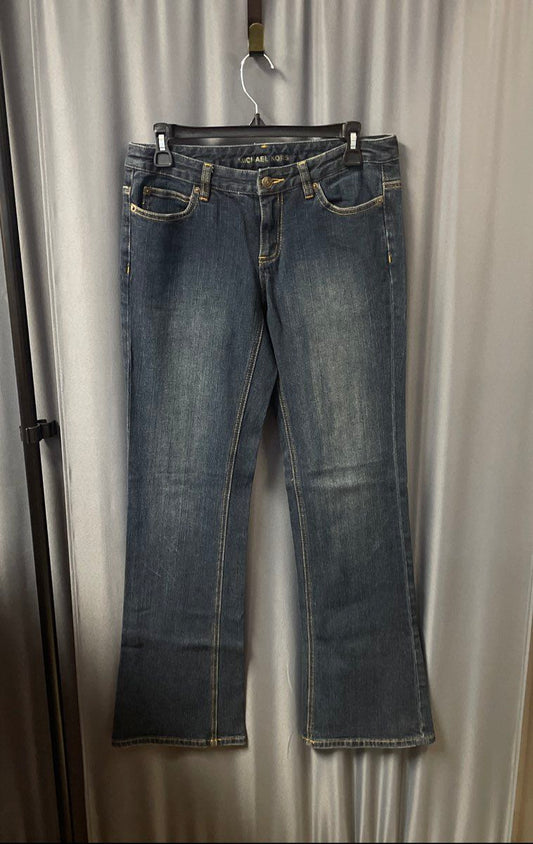 Michael Kors Women's Blue Jeans Bootcut Stretch Denim Dark Wash Sz 6