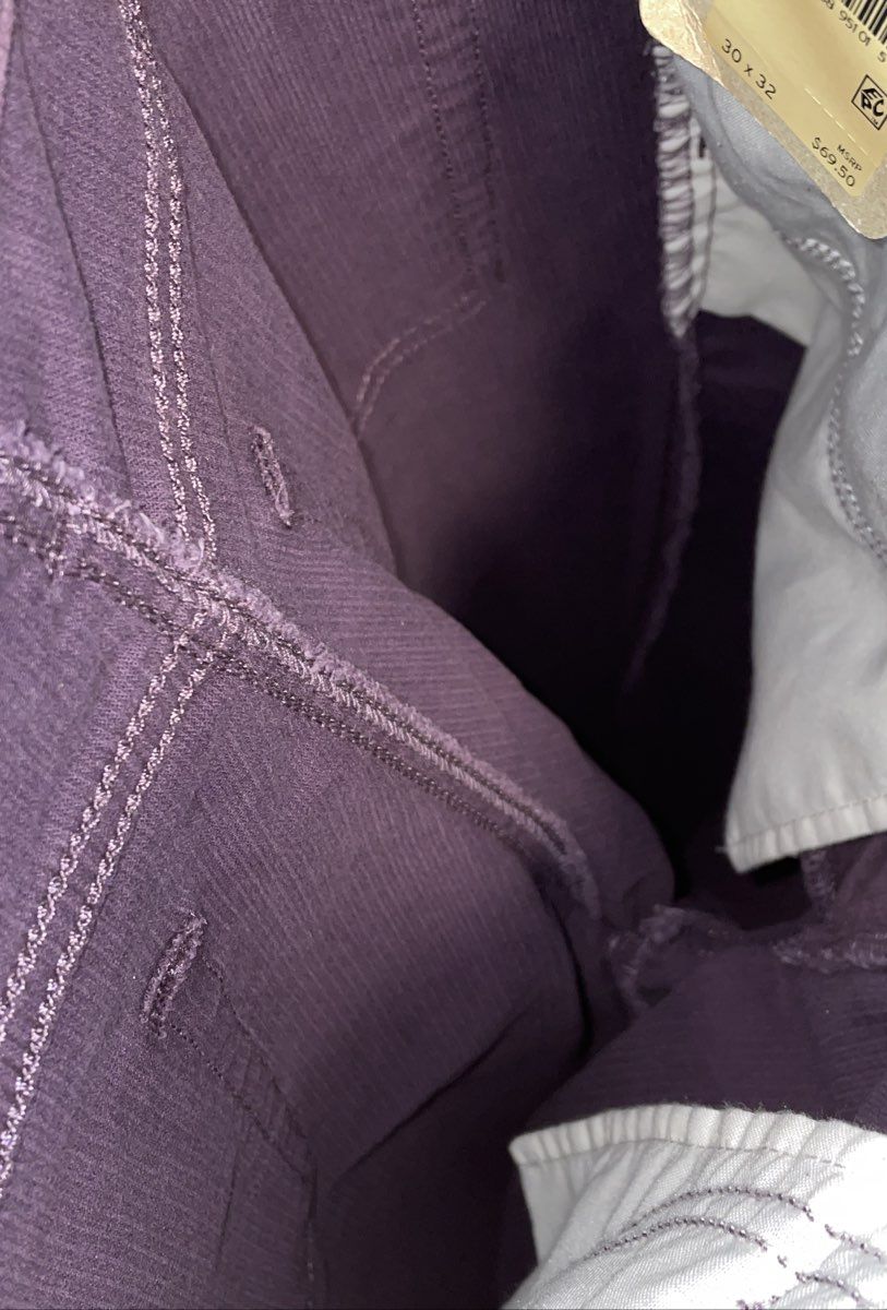 Levi's Women's 726 Flare Corduroy Pants Purple High Rise Size 30x32 NWT