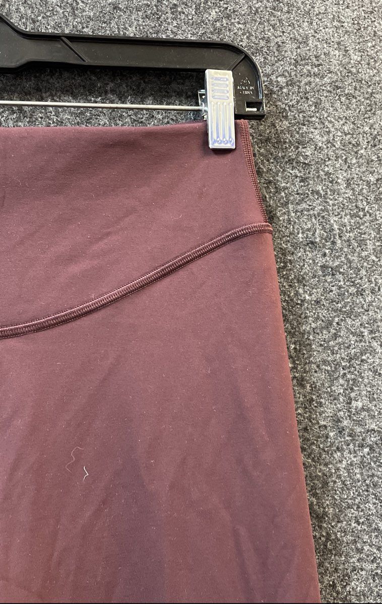 Lululemon Women's Align High-Rise 25" Leggings Burgundy Plum Sz 8