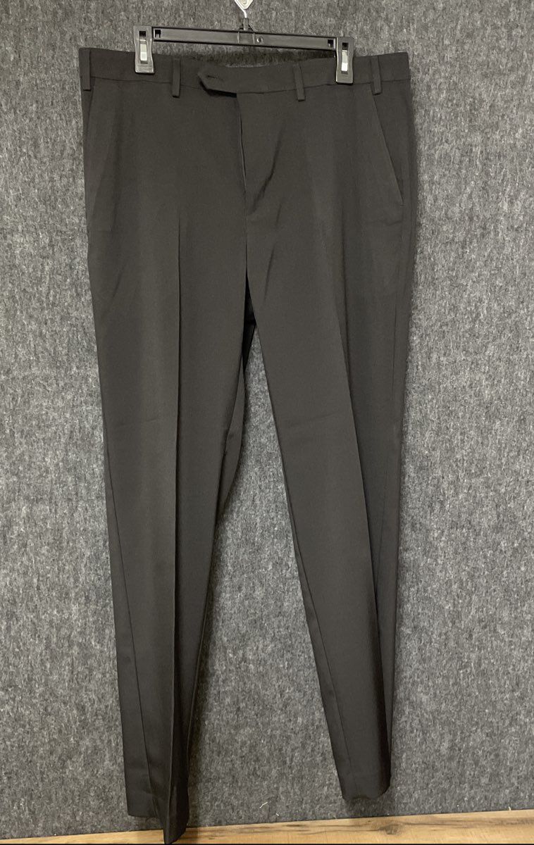 Van Heusen Jacket 44R & Michael Kors Pants 36x32 Men's Black Notch Lapel Suit