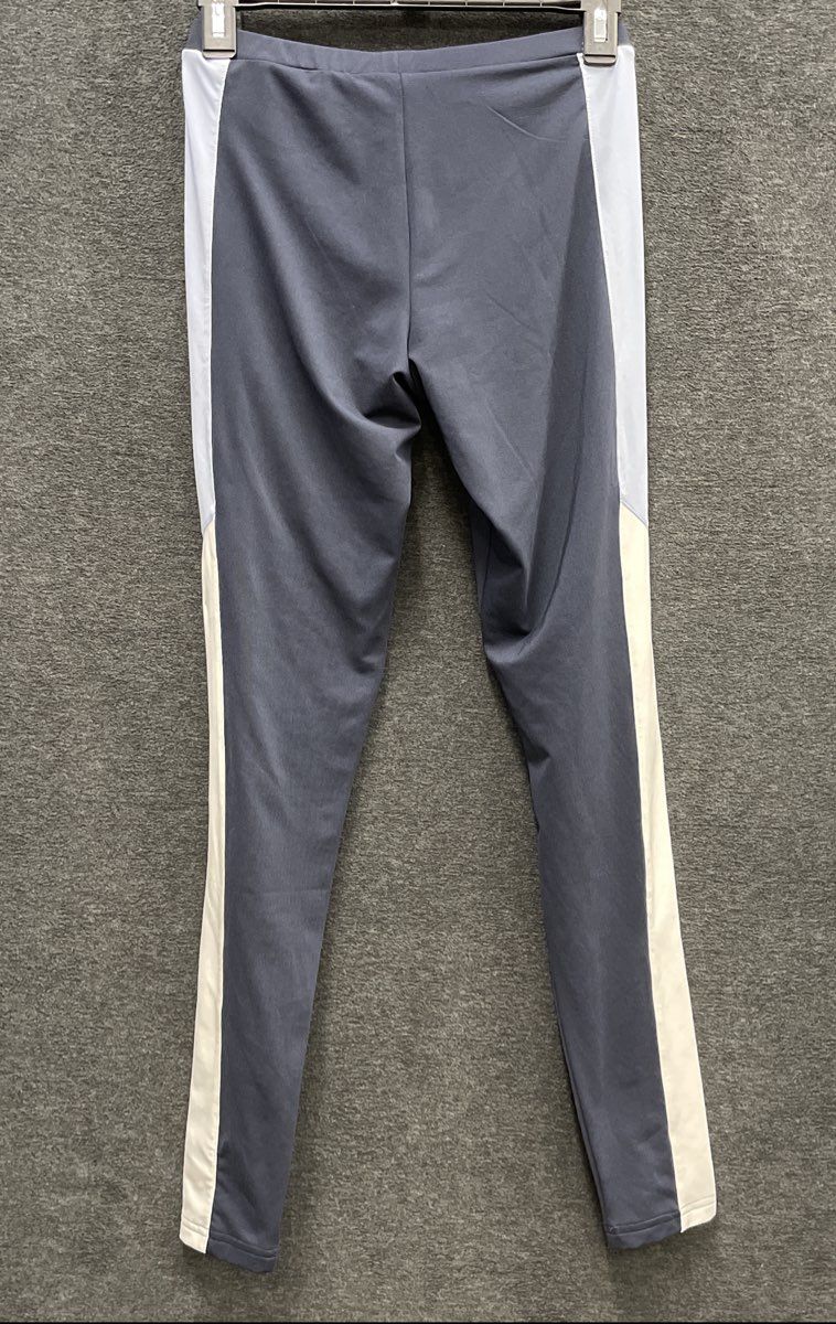Adidas Originals Women's Gray Blue Colorblock Trefoil Leggings Sz S NWT