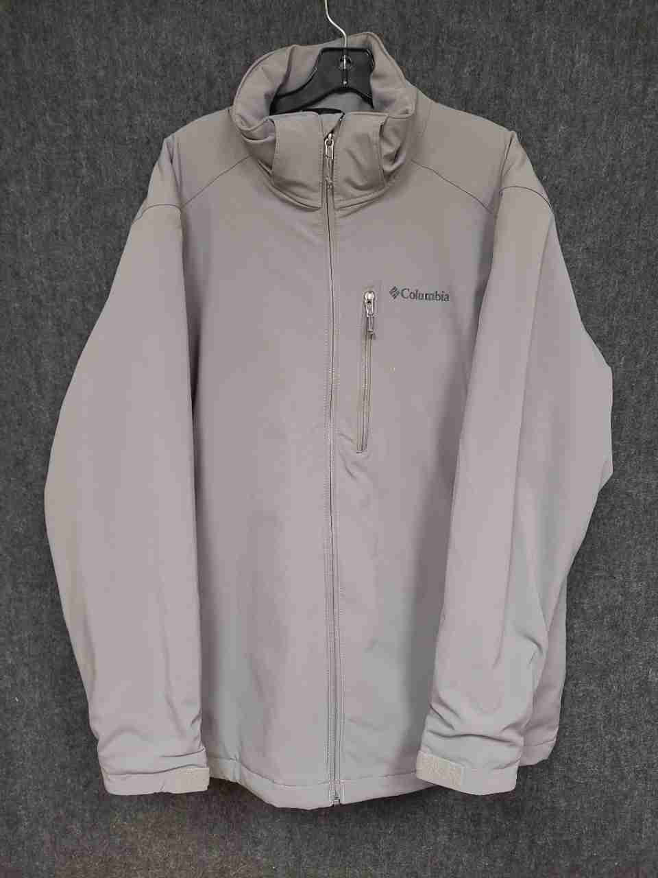 Columbia Men's Gray Gate Racer Insulated Softshell Jacket Size L