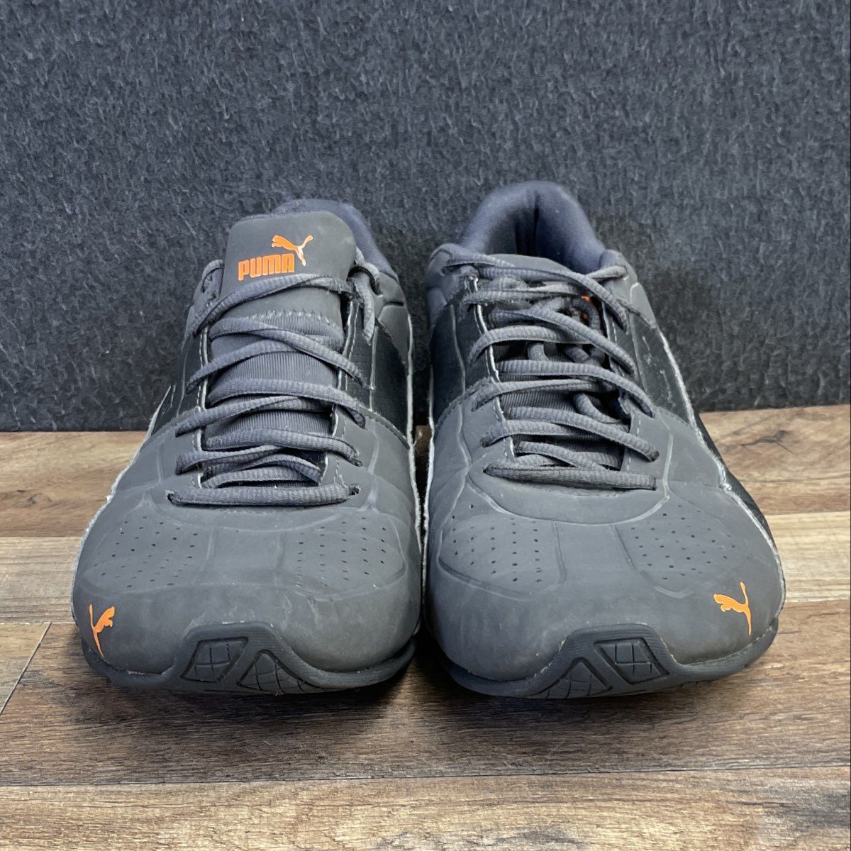 Puma Tazon 6 Fracture FM Black Shadow Orange Men's Training Shoes Size 13