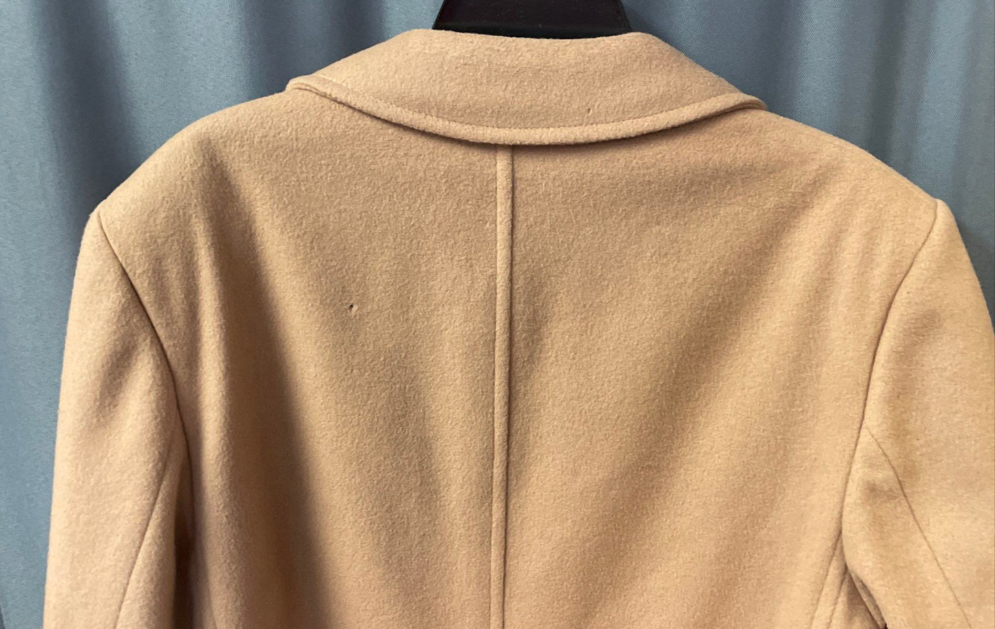 Vintage 80s The Alfresco Sportsman Men's Camel Pure Wool Overcoat Sz 42R