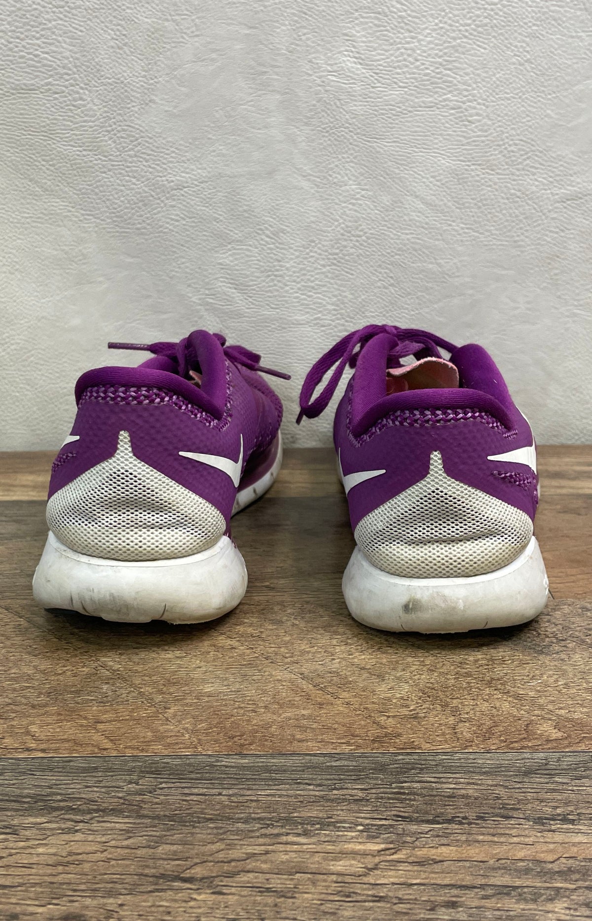 Nike Free 5.0 Hyper Grape Purple Orange Running Shoes Women's Size 9.5
