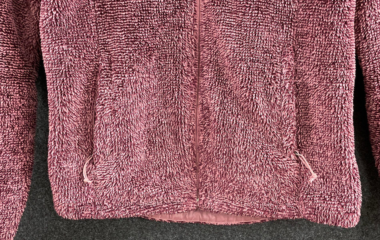 The North Face Women's Pink Osito Full Zip High Pile Fleece Jacket Sz S