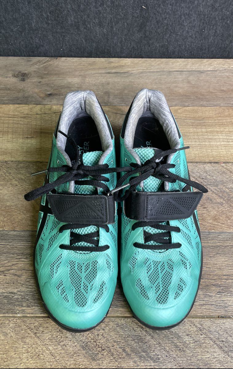 Asics Lift Master Lite Menthol Black Women's Weightlifting Shoes Size 8.5