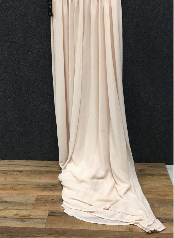 Lulus Women's Heavenly Hues Light Pink Surplice Sleeveless Maxi Dress Sz XS NWT