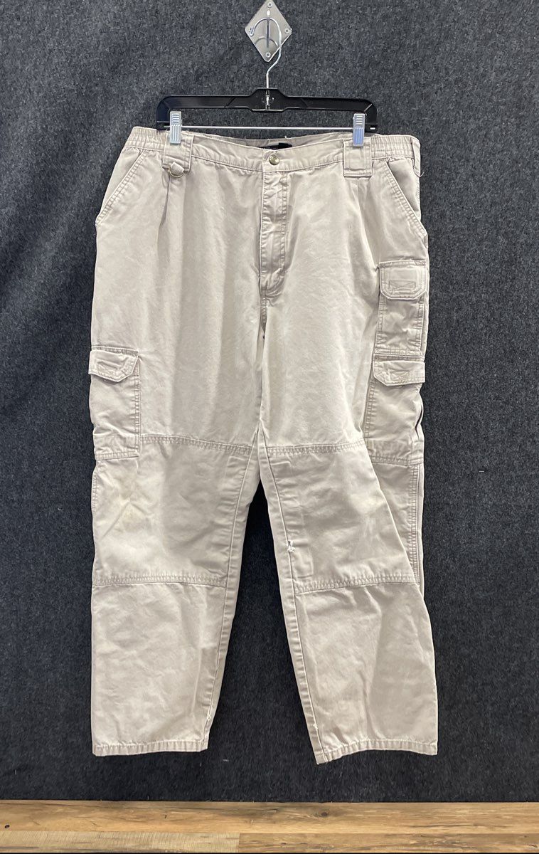 5.11 Tactical Men's Khaki Cotton Canvas Cargo Pants Style 74251 Sz 40x32