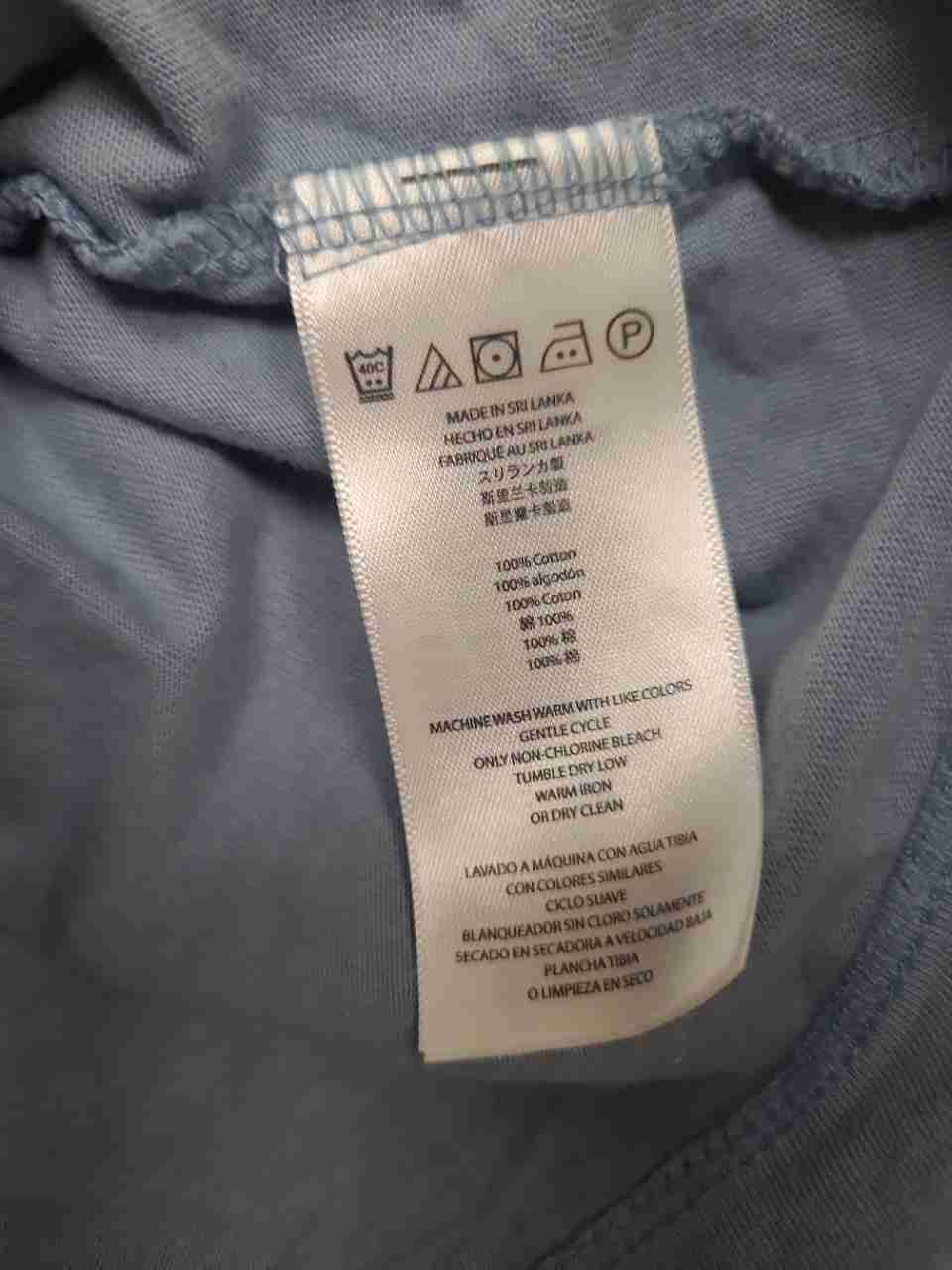 Michael Kors Men's Light Blue MK Monogram Block Crew Neck T-Shirt Sz L