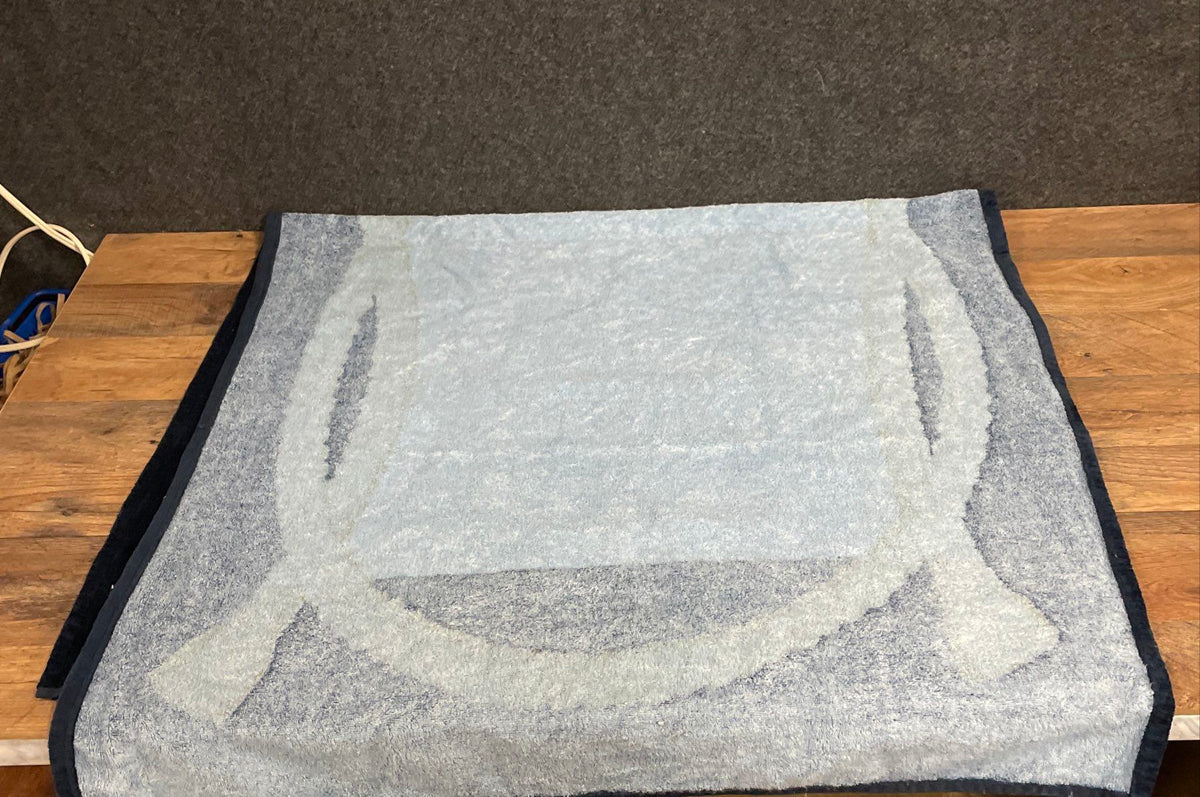 Dolce & Gabbana Light Blue Navy Blue Rope Graphic Towel Fragrance Promo